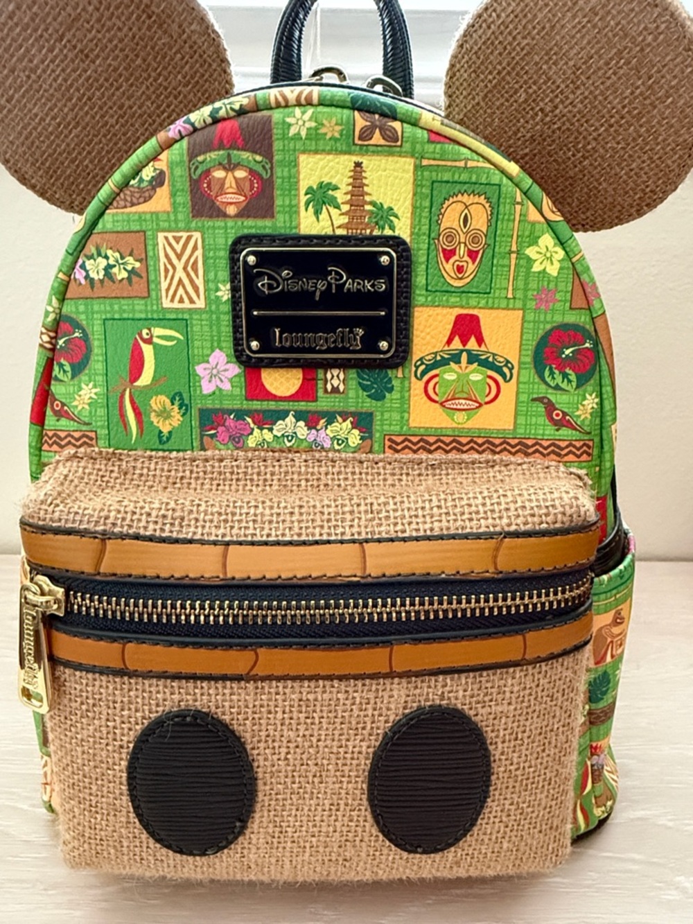 Disney Loungefly 50th Anniversary Enchanted Tiki Room Mini Backpack - Picture 2 of 11